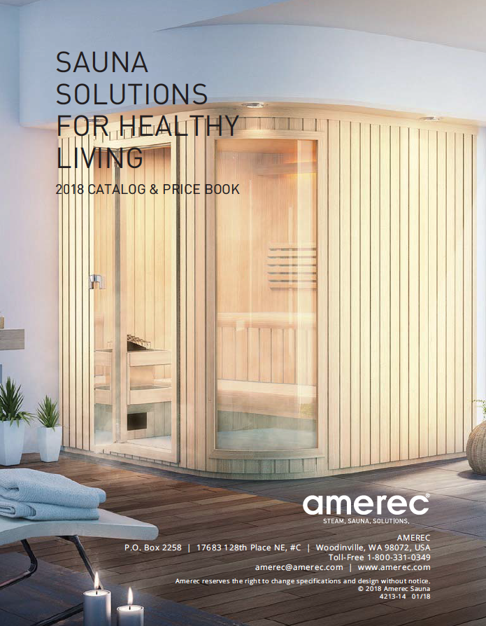 Amerec Sauna Price Book 2018